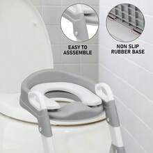 Children Toilet Seat & Ladder Toddler Training Step Up Easy Fold Down For Kids - 1 - View 5