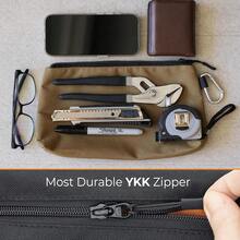 New  Premium Tool Pouch Zipper Bag, All Tool Bag, Multipurpose Storage Pouch, Heavy Duty Flat Bottom Tool Bag  YKK Zipper (3 Pack Medium 10inch) - 3 pack   10inch - View 7
