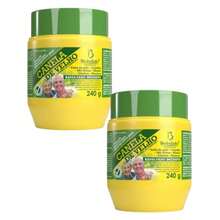 Kit 2 Pomada Massagem Canela De Velho 240G - Bio Instinto - Amarelo - Visão 2