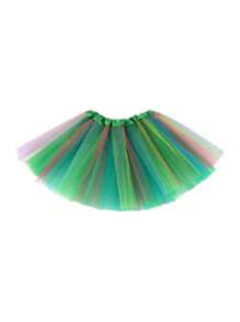 6-lagiger Tüllrock, Regenbogen 30cm Ballettrock, Partykostüm Tüllrock, Karneval Weihnachten Halloween Geschenke, geeignet für Outdoor, Party, Cosplay, Ballett, Laufen, Prinzessinnen-Hochzeit, geeignet für 3-12 Jahre alt