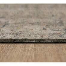6' X 9' Non Slip Rug Pad Gripper 1/4 Thick Dual Surface Felt + Rubber Gripper -  All Floors, Synthetic Fiber, Brown, Floor - 1/4 Inch Dual Surface Rug Pad - View 7