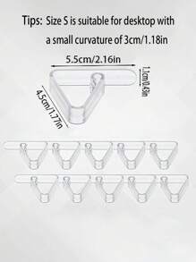 8/10/16/24/32/48pcs Plastic Transparent Tablecloth Clip Tablecloth Non-Slip Clip Suitable For Wedding Party Family Gold Dot Tablecloth Fixed Clip Party Tablecloth Suitable For Wedding Birthday Outdoor Party