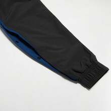 Puma Unisex Logo Vintage Stand Collar Color Block Jacket 62820301, Suitable For Spring & Autumn - Black - View 6