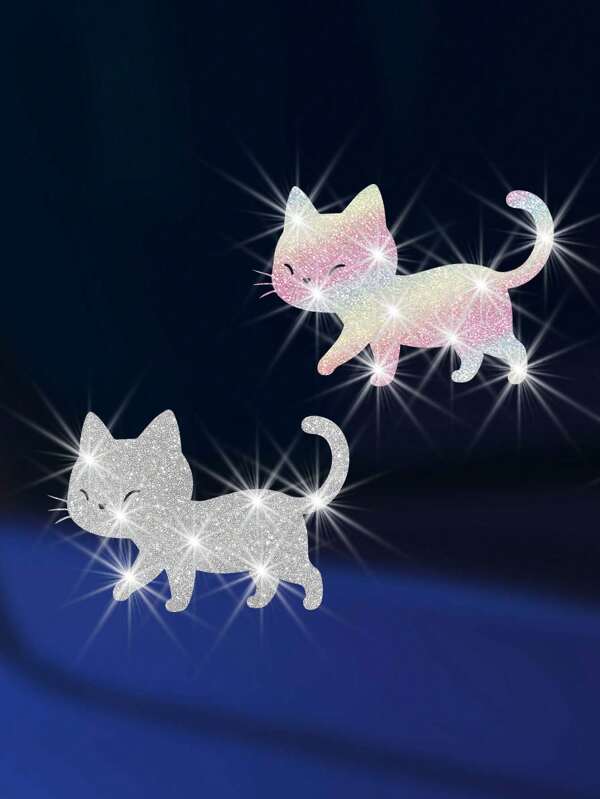 Cute Walking Cat Car Stickers, Suitable For Cars, Electric Vehicles, Bicycles, Motorcycles, Windows, Walls, Laptops, Tablets Or Any Smooth Surface