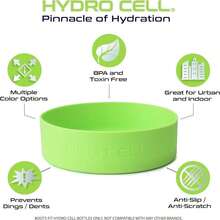 HYDRO CELL Silicone Bottom Boot - Protective Cover For 64oz, 40oz, 32oz, 24oz, 18oz, 14oz Stainless Steel Water Bottles, Anti-Slip Insulated Bottle Protector Accessories - Neon - View 3