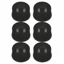 6Pcs Peine Portátil Ligero Masajeador De Palma Para Cabello Hombre