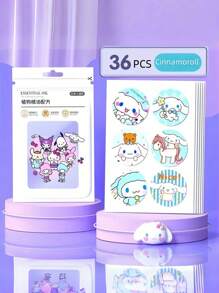Sanrio 36/72/108pcs Sanrio Long-Lasting Mosquito Repellent Stickers. These Stickers Can Be Attached To Clothes, Backpacks, And Tents. They Are Portable And Protective For Outdoor Camping And Travel. The Colorful Cartoon Animal Patterns Are Eye-Catching And Cute. They Are Gentle, Suitable For Mosquito Repellent In Spring And Summer, Baby Park Outings, And Night Outdoor Insect Prevention School Supplies,Back To School