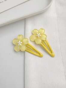 10 件女士树脂多巴胺樱花花发夹，甜美浪漫发饰侧刘海夹，额头装饰，适合日常佩戴爪夹发夹发夹