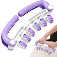 Handheld Fitness Ring Leg Clamping Roller Massager Thin Leg Artifact Calf Meridian Dredging Tendon Rolling Rod
