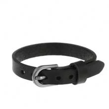 1pc Men's Fashion Bracelet Personality Simple V Face X Face Glossy Leather Bracelet Suitable For Daily Wear
