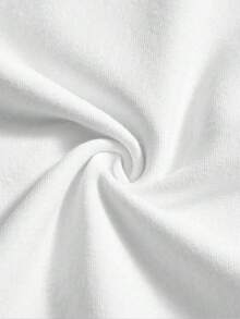 男童休闲年轻男孩女神雕像字母印花圆领夏季T恤 - 白色 - 查看 3