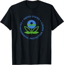 Camiseta de Ecología Ambiental con Logo de la EPA - Negro - Ver 1