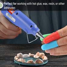 Mr. Pen- Hot Glue Gun Finger Protectors, 24 Pcs, Silicone Thimble Finger Guard For Hot Glue - Pastel - View 5