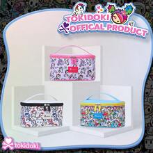 Official Licensed Tokidoki Travel Makeup Bags Toiletry Bags For Women Tokidoki Cosmetic Organizer Bag Large Capacity Travel Makeup Case Organizer - 藍色 - 查看 3