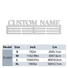 1件可客製化文字DIY鐵製標牌，牆面裝飾，俱樂部裝飾，黑色、銀色、金色可選，個性化禮物，運動員好友禮物，獎牌架，父親節禮物，美學家居 - 彩色 - 查看 27