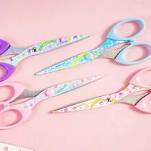 Sanrio 1pc Sanrio Cartoon Cute Scissors, Cartoon Printed Home Office Scissors, Multiple Style Options, Office, DIY Handmade, Good Helper For Home Use