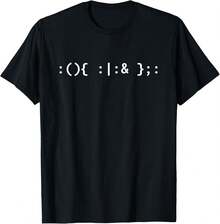 Diseño divertido de tenedor de Linux para programadores y administradores de sistemas camiseta - Negro - Ver 1