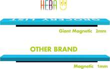 90 Sheets Fastcheck Grocery List Magnet Pad, 110 Printed Common Food For Fridge And Blank Grocery Shopping Spaces For Home. Size 6"X 9" - Blue - View 4