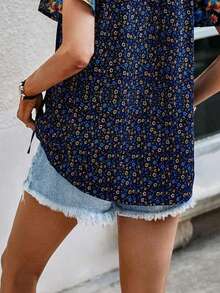Western Cowgirl Summer Casual Slim Straight Denim Shorts For Women Vacation Beach Country Concert - Light Wash - View 2