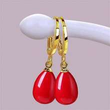 Pearl Earrings For Women, Dainty Gold Earrings 14K Gold Plated Pearl Drop Earrings Cute Pearl Hoop Earrings Hypoallergenic Dangle Pearl Earrings For Women Wedding Earrings For Brides - Gold 2 - View 15