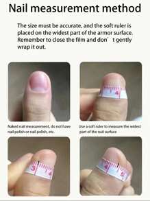 10 Unhas Postiças Cobertas Totalmente Feitas à Mão, Estilo Caixão, Estilo Olho de Gato Com Adorno Metálico de Pérolas, Adequado para Mulheres e Meninas, Com 1 Almofada de Gelatina e 1 Lima de Unha