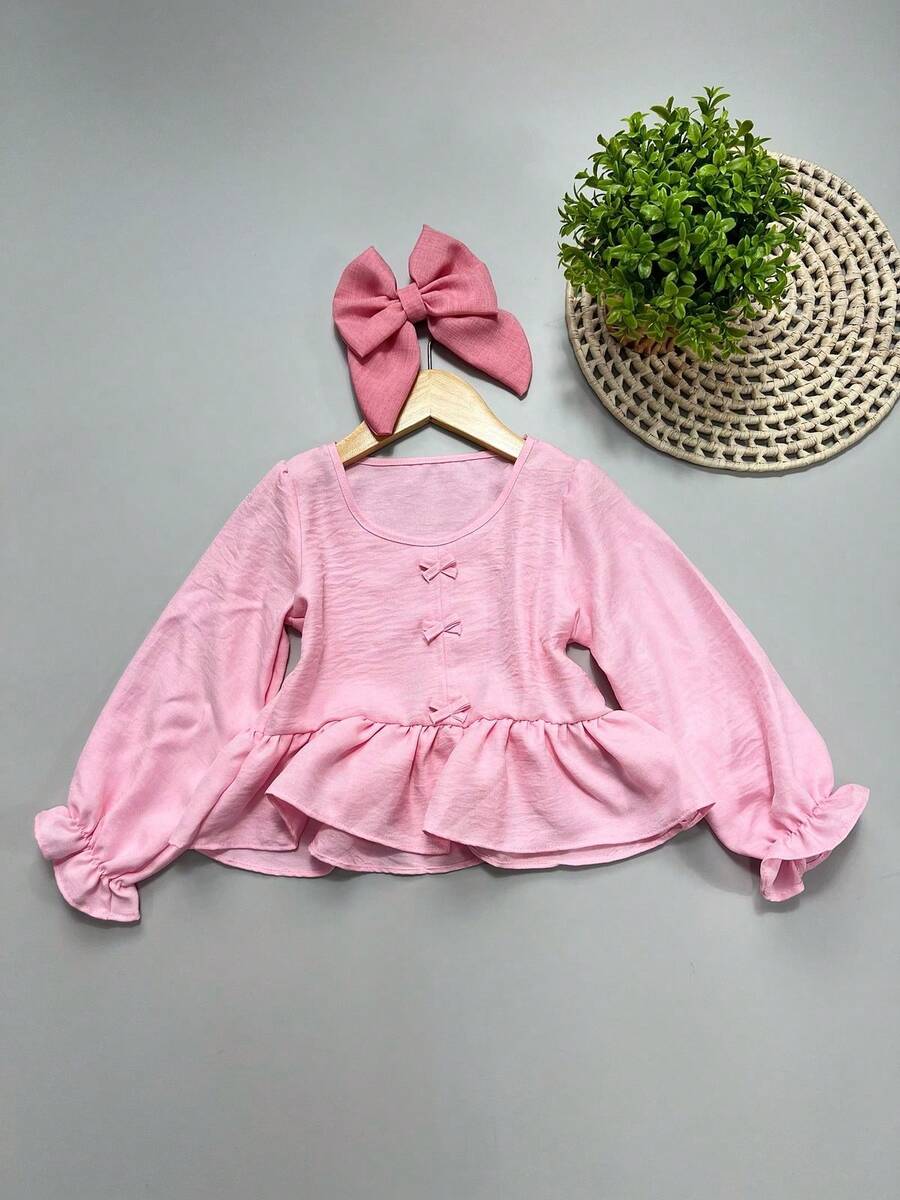 isa cintra Blusa bata com lacinho infantil moda menina fashionista mini diva blogueirinha meia estação