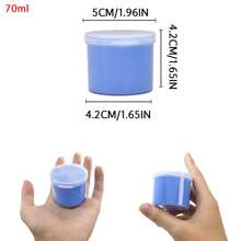 70ML Stretchy Butter Slime Fluffy, Lollipop Donut Scented Charms Slime Kit, Non-Sticky Polymer Clay, For Christmas Plasticine Slime Party Toy