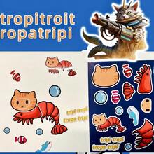 儿童卡通贴纸人物、剪贴簿、日记等 DIY 装饰材料。 - 彩色 - 查看 10