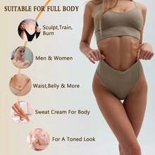 Hot Sweat Cream, From Korea Technology, Unisex Hot Cream, Accelerated Sweating And Anti-Cellulite Cream. Belly Fat Burner, Anti Cellulite. For Belly, Buttocks, Arms And Thighs Cellulite(2 Pcs) - White - View 5