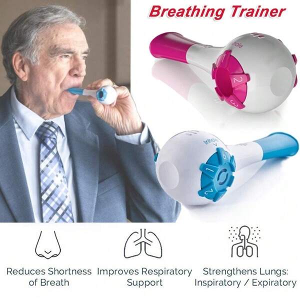 Lung Recovery Device The Breather Muscle Training Breathing Trainer Respiratory