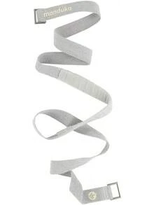 Travel On Commuter - Soporte para tapete de Yoga, Correa de algodón Ajustable, Apto para Todos los tapetes de Yoga - Gris jaspeado y felicidad - Ver 2