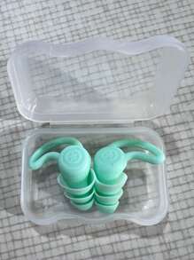 Tappi per le orecchie in silicone, tappi anti-rumore impermeabili a tre strati, super insonorizzanti e con riduzione del rumore, tappi per dormire, per la pausa pranzo in ufficio, per fare un sonnellino, accessori da viaggio, con custodia da trasporto, viaggi, vacanze, estate, ritorno a scuola, cuscino da viaggio per il collo
