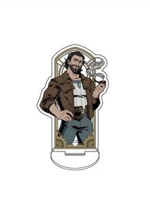 Anime 1pc"Arcane Acrylic Stand11cm,Acrylic Display Stand Person Model, Tabletop And Home Decor,Key Ring Accessories Decor, Id Al-Adjha A Graduation Gift For Friends, Car Accessories Bag Charm Backpack For School