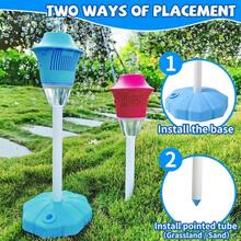 Bubble Stand Machine, Battery Included, 10pcs Bubble Liquid, Height 47 Inches Standing Automatic Bubble Maker For Kids, Outdoor Tall Bubble Generator With Lights, Rechargeable Standing Bubble Machine For Parties - Red - View 3