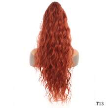 66 Cm Claw Ponytail Extension - Long, Water Wave Style, Heat Resistant Synthetic Hairpiece For Women, Ideal For Parties And Daily Wear, Black, Brown, Blonde, Heat Resistant Fiber - Multicolor - View 23