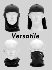 Cross Pattern Multifunctional Graffiti Punk Sun Protection Mask, Balaclava, Full Face Mask Suitable For Cycling, Skiing, Hiking, Fishing And Outdoor Sports, Windproof And Breathable, Best Christmas Gift