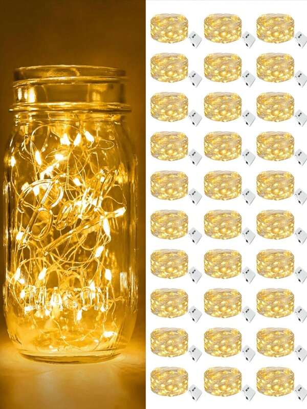 20/10/5/3/1pc LED Copper Wire Fairy Lights, 3 Flashing Modes, Holiday Decorative Party String Lights, Valentine's Day Bouquet Decor, Mini Lights For Flowers, Gifts And Decorations, Heart-Shaped DIY Lights, Suitable For Christmas Tree, Perfect Birthday Gift, Kids Room, Adult Family Gathering, Bedroom Decor, Valentine's Day Gift, Indoor Decoration, Bookshelves, Gazebo, Wedding Decor, Room Decor, Outdoor Garden, Patio, Creates A Very Warm Ambiance