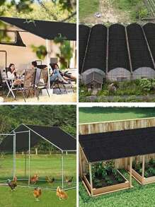 DELLNA 1 Piece Multi-Size UV Protection Net, Outdoor Sun Shade, Garden UV-Blocking Canopy, Suitable For Backyard, Patio, Terrace, Outdoor Garden Activities And Facilities