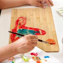 18 Pcs Wood Cutting Board Bulk Kitchen Chopping Boards Large Serving Board Wooden Cutting Board Set For Kitchen Meat Cheese - Multicolor - View 7