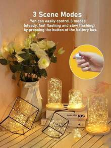 20/10/5/3/1 Stück LED Kupferdraht Lichterkette, 3 Blitzmodi, Feiertags dekorative Party Lichterkette, Valentinstag Bouquet Dekoration, Mini Lichter für Blumen, Geschenke und Dekorationen, Herz-förmige DIY Lichter, geeignet für Weihnachtsbaum, perfektes Geburtstagsgeschenk, Kinderzimmer, Familienzusammenkünfte für Erwachsene, Schlafzimmer Dekoration, Valentinstag Geschenk, Innenraumdekoration, Bücherregale, Pavillon, Hochzeitsdekoration, Raumdekoration, Outdoor Garten, Terrasse, erzeugt eine sehr warme Atmosphäre