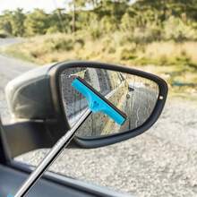 1 Piece Of Retractable Windshield Wipers, Car Mirror Wipers With Retractable Long Bar, Retractable Car Glass Scraper, Auto Accessories, Portable Car Lens Raindrop Cleaner, Practical And Portable