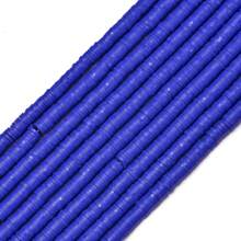 6mm 1/5/10 Strand Flat Round Polymer Clay Beads, Multicolor Loose Spacer Polymer Clay Beads For Jewelry Making, DIY Handmade Bracelet Necklace Jewelry Making Craft Supplies, Soft Clay Material, Art & Craft Beading Supplies