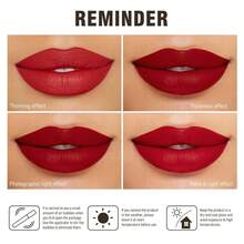 Dark Purple Lipstick For Women Color Stay Long Lasting Lipsticks Burgundy Matte Liquid Lipstick Berry Cruelty-Free Lip Color, Cranberry - Ruby Red - View 7