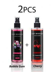 1 peça/2 peças, 245ml/8,29oz Spray de Fragância de Extrato de Planta, Aromatizante de Casa, Aromatizante para Casa/Roupas/Carro/Banheiro, Fragrância Interna de Longa Duração, Desodorante Poderoso, Remove Odores, Ar Fresco, Adequado para Decoração Residencial, Salas de Estar, Quartos, Banheiros, Salas de Estudo, Armários, Salas de Armazenamento, Quartos de Animais de Estimação, Decoração Automotiva, Escritórios, Hotéis, Dia das Mães, Presentes para Melhores Amigos, Casamento, Presentes, com Fragrâncias de Baunilha, Chiclete, Cereja, Carro Novo, Gelo Negro, Oud, Essências Oceânicas, Portátil