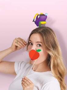 20pcs-Photobooth Prop,Back To School Party Decorations,Joyin Toy Graduation Photo Booth Props,Creative Paper Photo Booth Accessory For Party Back To School Party Decorations Summer Birthday Gifts Wedding Beach School Supplies Room Decor Home Decor