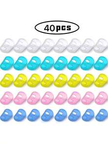40 miếng bảo vệ đầu ngón tay đàn guitar bằng silicon bảo vệ ngón tay chống trượt, nắp bảo vệ ngón tay cho nhạc cụ dây đàn guitar, đàn mandolin, đàn bass, đếm, may, 5 kích cỡ, đàn guitar, đàn guitar bass, đàn guitar điện - Nhiều màu - Xem 18