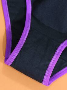[10pcs Soft Women's Cotton Pants Underwear ] 10pcs Set Of Women's Cotton Pants,Elegant, Fashionable, Soft And Skin Friendly Underwear, Suitable For Daily Commuting, Women'S Underwear - 彩色 - 查看 10