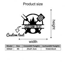 1pc Customizable Metal Barbecue Wall Decor, Rustic Outdoor Kitchen Decoration, Metal Barbecue Art Sign & Design, Perfect Gift For Dad And New Home Housewarming Gifts Birthday Graduation,Multi-Functional,Adjustable,Durable,Ornamental,Reusable,Exquisite,Adorable,High-Quality,Modern,Colorful,Cute,Comfortable,Stylish,Custom,Personalized,Unique,Ideal Gifts For Him,Ideal Gifts For Her,Home Refresh