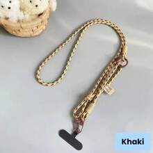 Cordón para el teléfono de estilo deportivo minimalista, funda universal para teléfono de uso dual para exteriores desmontable para hombro/cuello, correa de muñeca antifuga, cuerda colgante para el teléfono