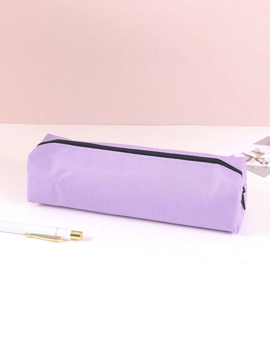 1pc Large Capacity Oxford Pencil Case, Waterproof Octagonal Pencil Case, Suitable For Office Essentials Storage And Unique Gifts For Friends,Pencil Pouch,School Bag - Multicolor - View 1